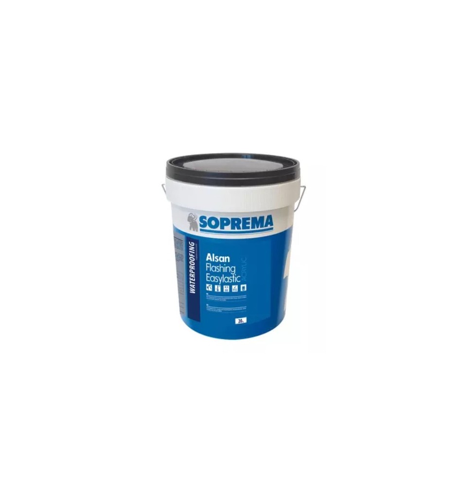 ALSAN FLASHING EASYLASTIC GUAINA LIQUIDA BITUMINOSA IMPERMEABILIZZANTE ALL'ACQUA