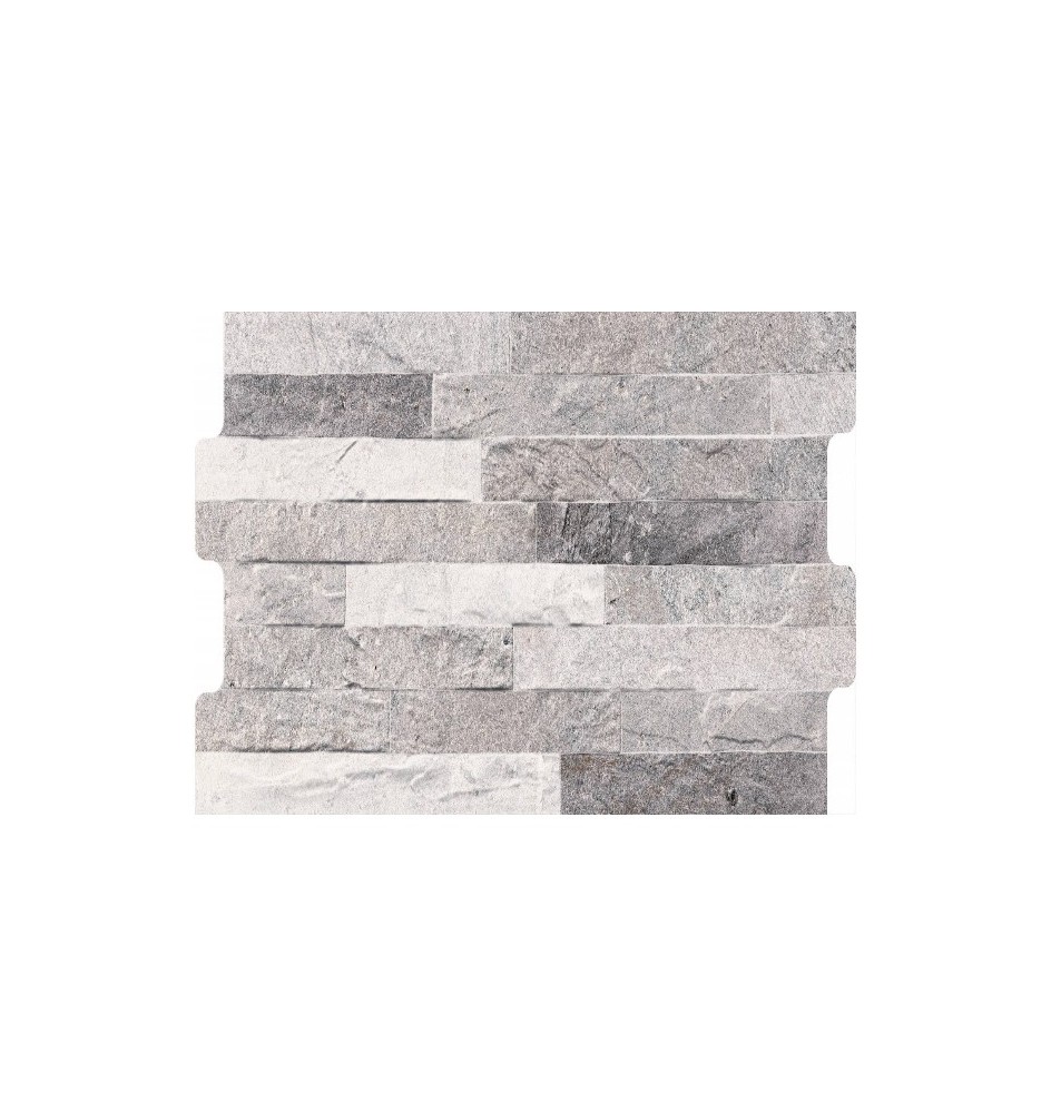 KEROS ROCK RIVESTIMENTO INTERNO ESTERNO PIASTRELLA EFFETTO PIETRA BIANCO GRIGIO