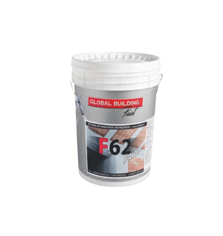F62 PAINT PITTURA INTUMESCENTE ALL'ACQUA MURATURA E CEMENTO ARMATO