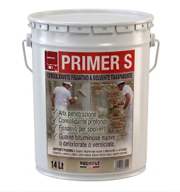 PRIMER S CONSOLIDANTE FISSATIVO A SOLVENTE TRASPARENTE