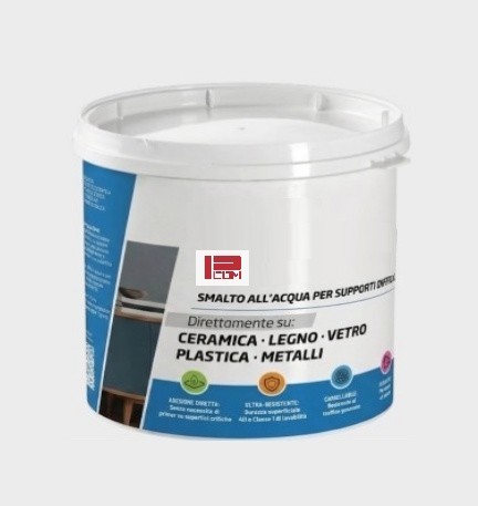 SMALTO PER PIASTRELLE E CERAMICA MONOCOMPONENTE ALL'ACQUA ALTA ADESIONE E RESISTENZA
